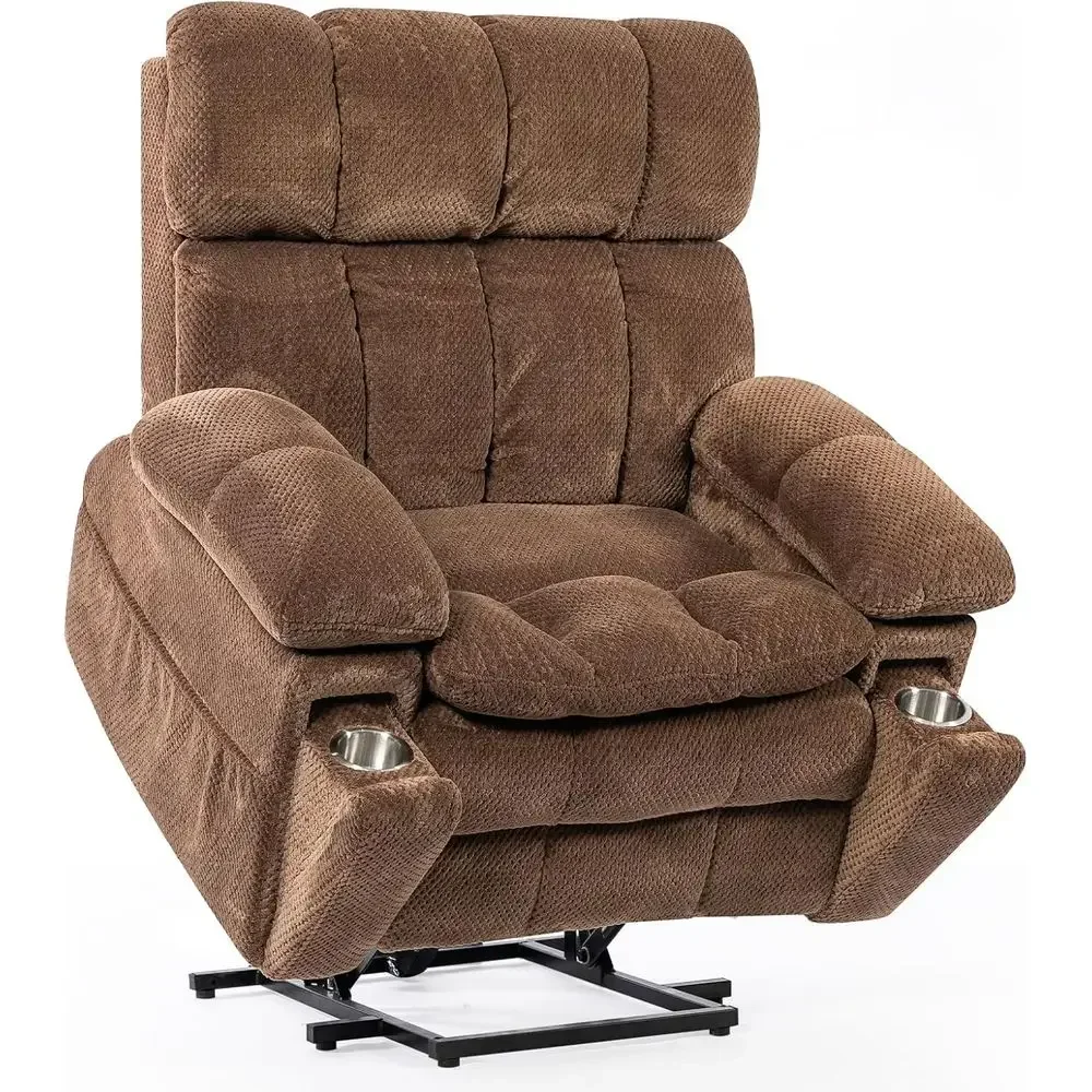 

Extra Wide Power Recliner with Massage, Heat, Cup Holders, USB & Type-C Ports, Zero Gravity for Comfort