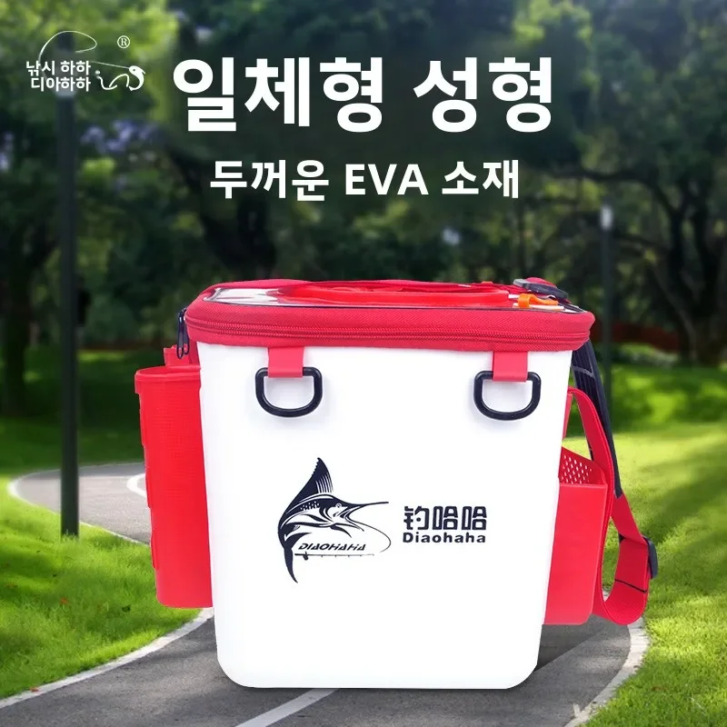 

Hand Zipper Waterproof Thicken Storage Collapsible Camping Container Oxygen Pump Portable Eva Water Tank Tackle Box Fishing