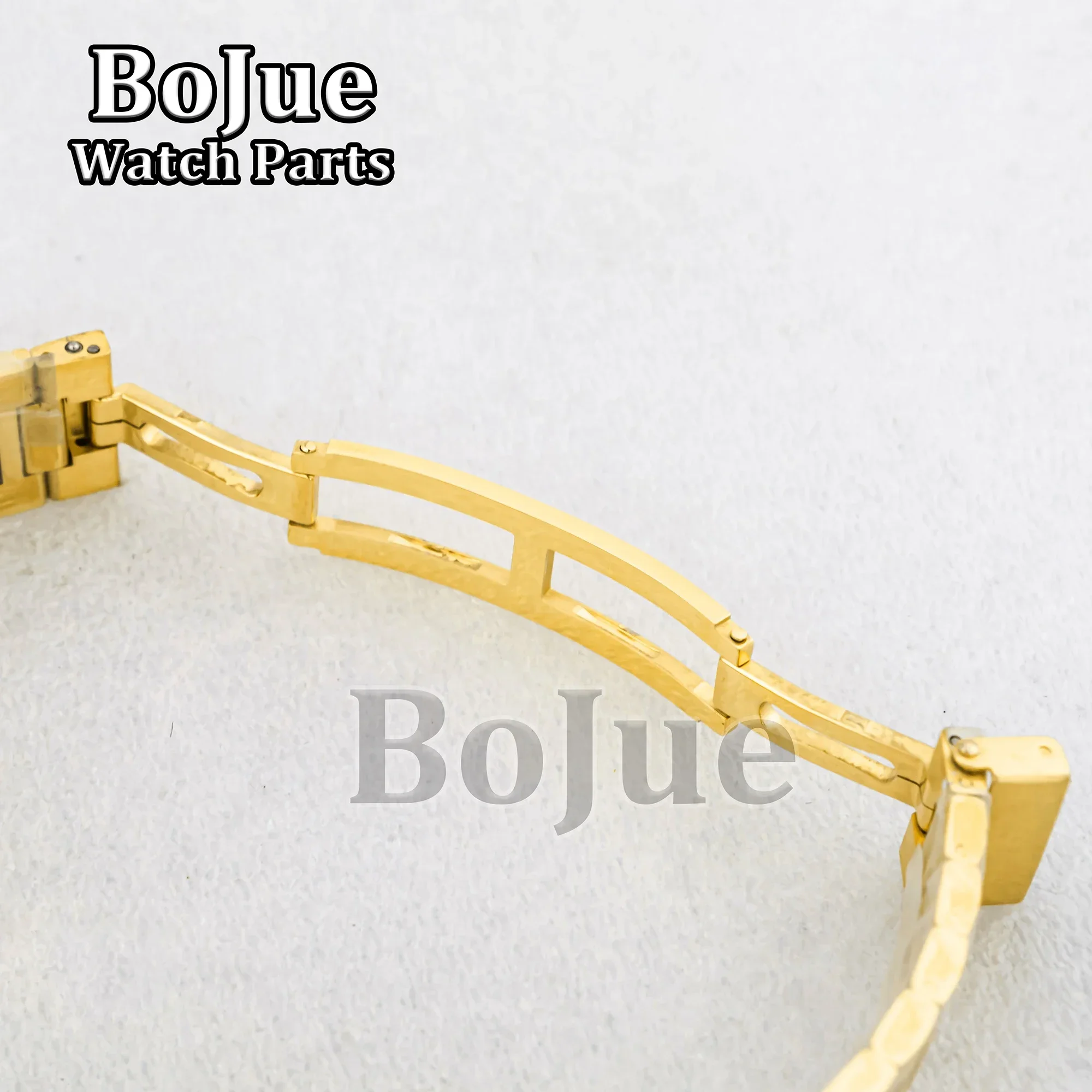 41mm Gold Watch Case Band Bracelet Parts Sapphire Glass For Modified Nautilus Seiko NH35 NH36 NH38 Movement Waterproof Steel