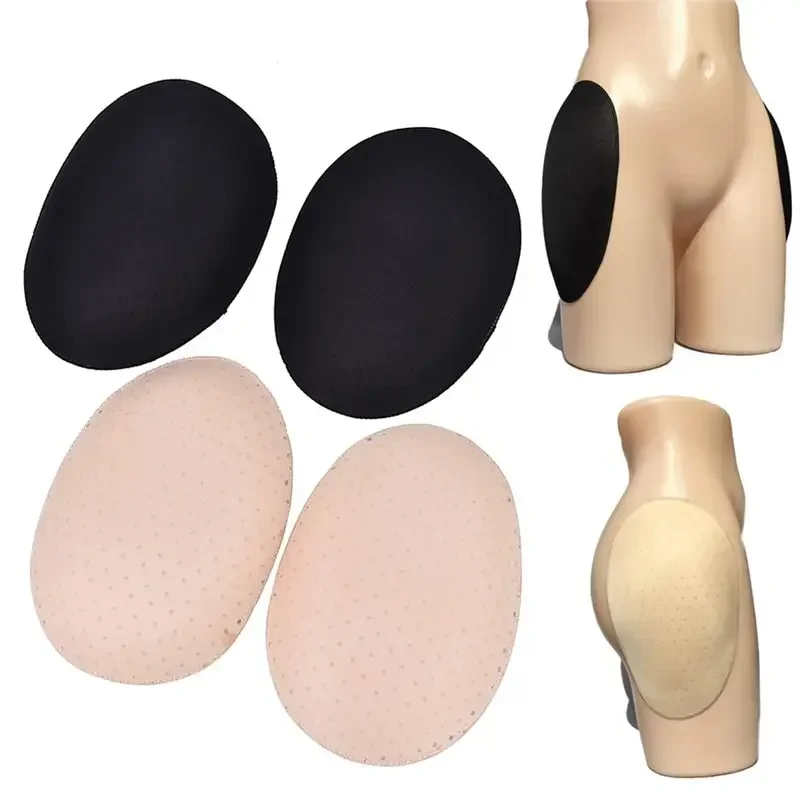 4PCS/2pcs Self-adhesive/nonstick Reusable Padded Hip Butt Breathable Sponge Hip Pads Specialty Beautify Hip Buttock  set