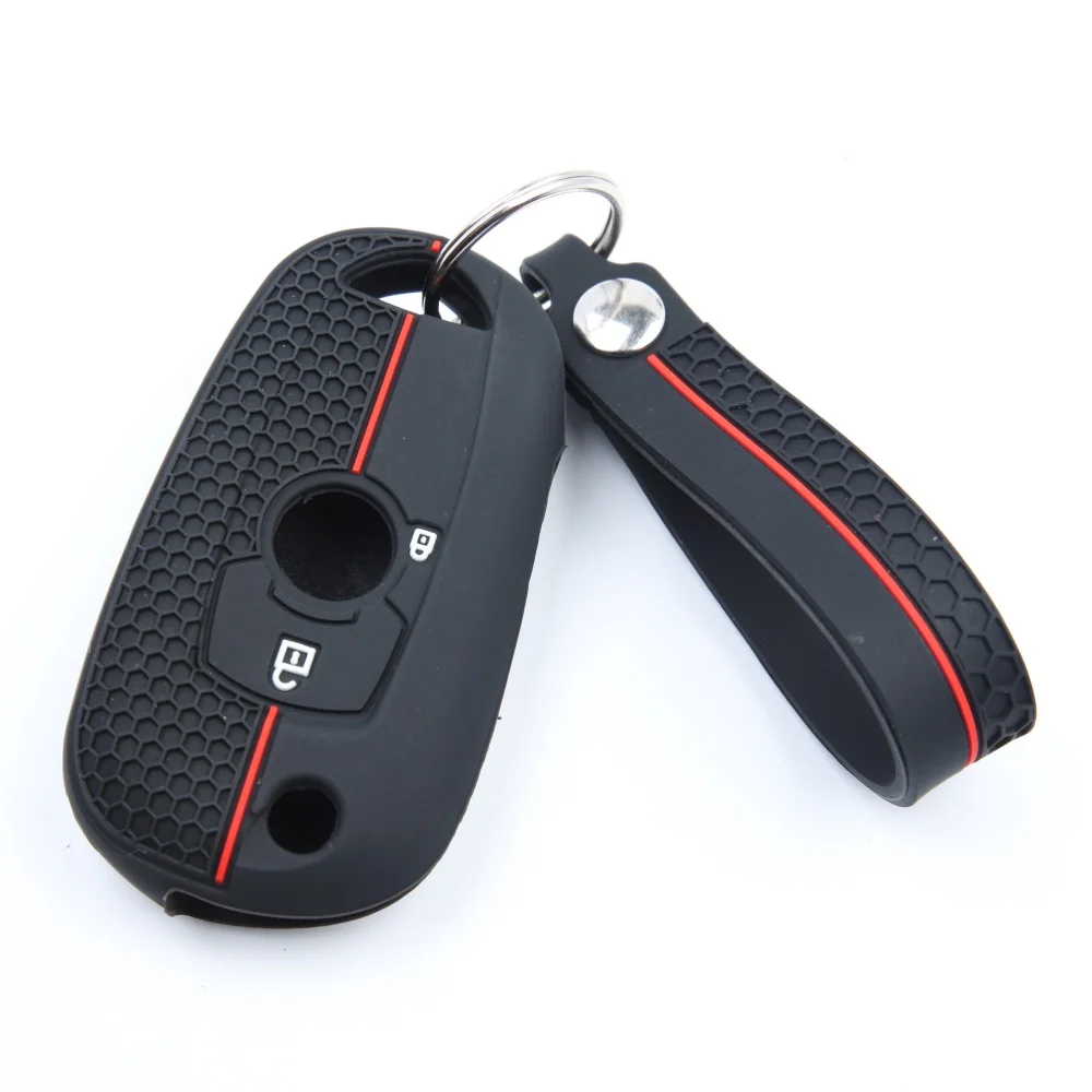 for Opel Astra K Vauxhall for Buick Verano GT Excelle 2015 2016 2017 2018 2019 2 Bottons Silicone Style Car Key Case Fob Cover