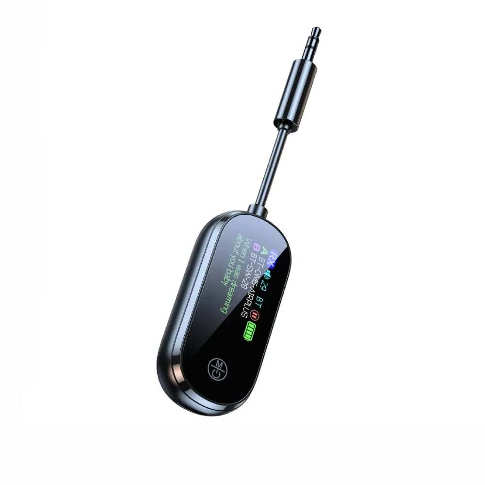 Bluetooth 5.4 Receiver Transmitter Low Latency 3.5mm AUX Jack Wireless Audio Adapter For TV Airplane Car Speaker PC Headphones