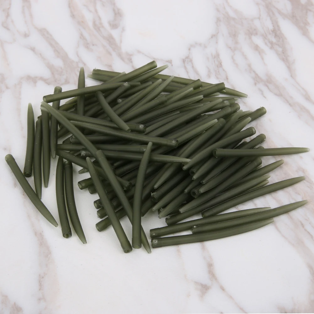 اكسسوارات صيد سمك الشبوط الرصاص كليب التغيير السريع قطب الذيل المطاط مكافحة تشابك الأكمام ل الكارب الحفارات الخشنة صيد السمك #2