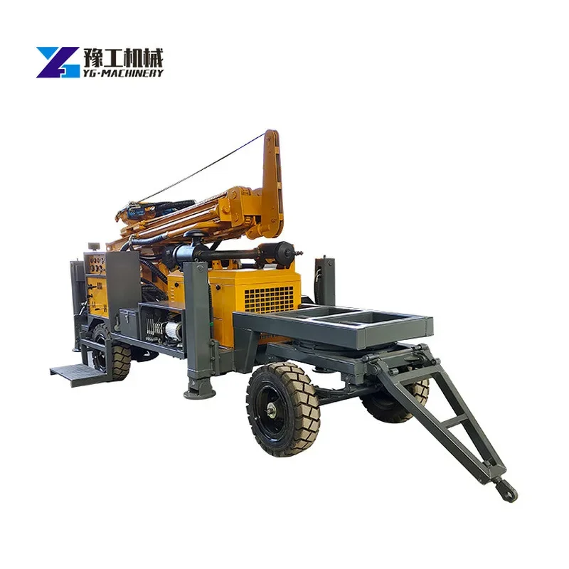 Hot Manufacturer Price Durable Drill Rig Rock Pneumatic DTH Water Well Drilling Rig Machine for Sale