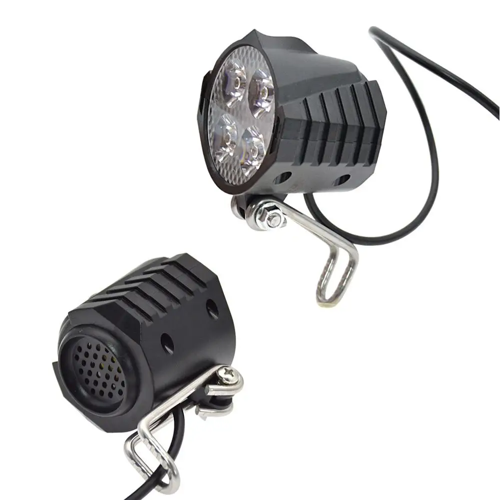 [ Ready Stock ] 24-48v Multifunctional E-bike Headlight Turn Signal Rear Light With Switch For Electric Bike Scooter