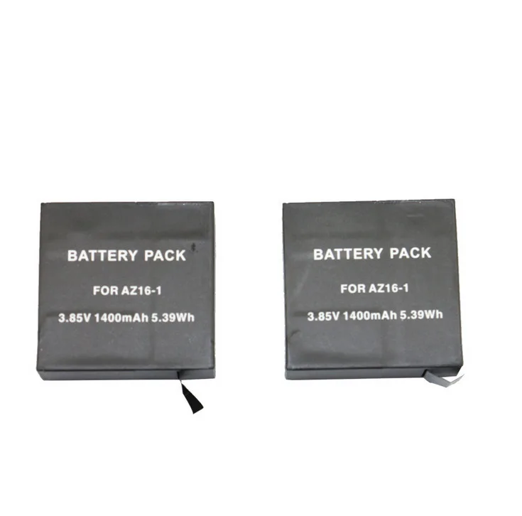 بطارية 3.85 فولت 1400 مللي أمبير AZ16-1 لكاميرا الحركة Xiao Yi 4K - متوافقة مع الجيل الثاني من Yi