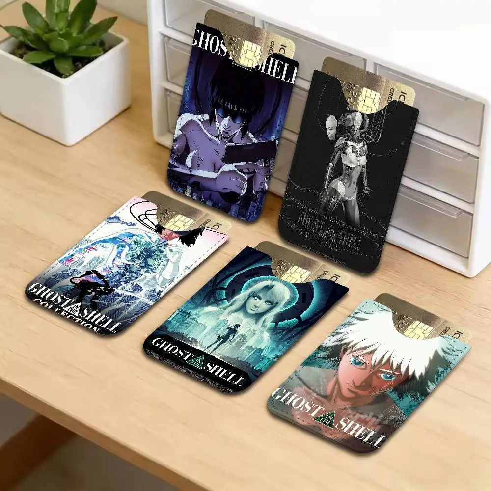 Ghost In The Shell Manga Movie Card Protect Credit Bank Card Holder Case Slim Wallet Protector for Men Travel Shopping