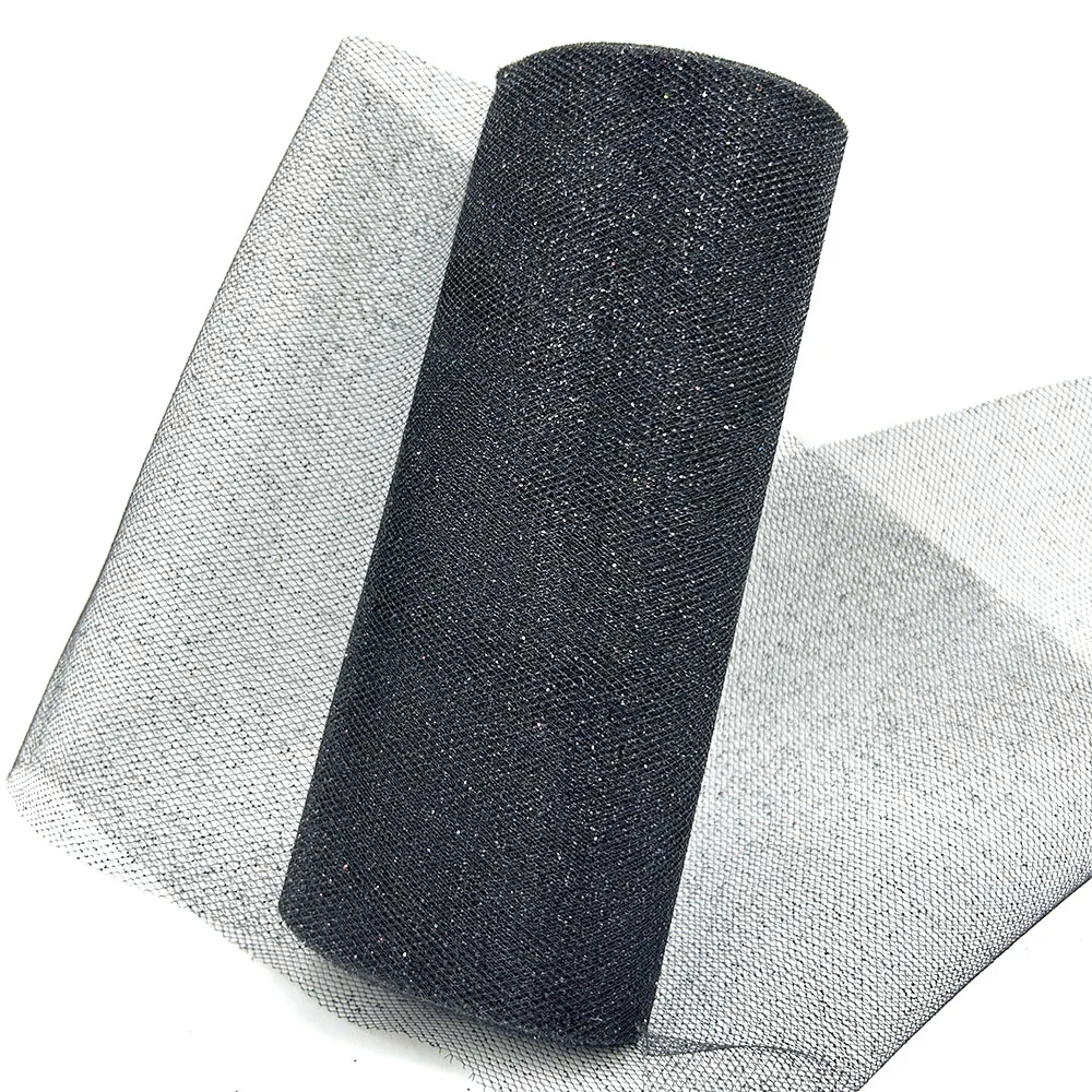 15cm X 10 jardów Błyszczący tiulowy materiał w rolce Szarfy na krzesła Łuk Bieżnik na stół Swag DIY na wesele Impreza urodzinowa Dekoracja