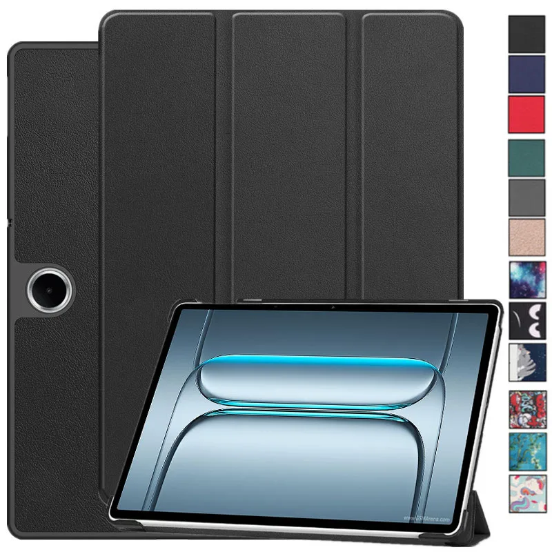 Тонкий складной чехол-книжка из искусственной кожи с подставкой для планшета OnePlus Pad Lite, 11 дюймов, 2025 г., жесткий пластиковый чехол на заднюю панель, чехол Тонкий складной чехол-книжка из искусственной кожи с подставкой для планшета OnePlus Pad Lite, 11 дюймов, 2025 г., жесткий пластиковый чехол на заднюю панель, чехол