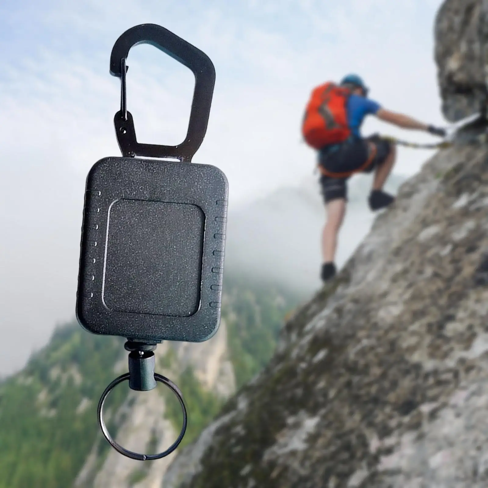 

Retractable Key Chain Badge Holder Belt Clip ID Card Heavy Duty Extendable