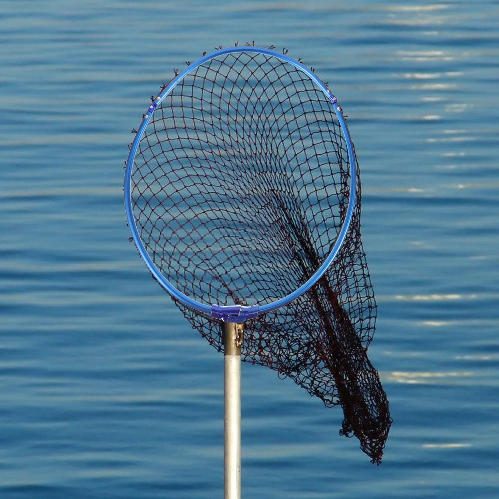 

Metal Round Fishing Landing Net Ring Aluminum Alloy Durable Practical Fishing Net Circle Supplies Tools Dip Nets Rings
