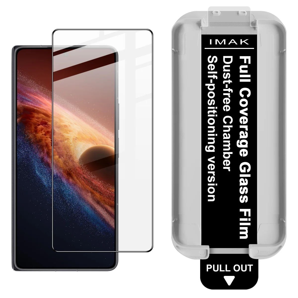 

IMAK Pro+ Tempered Glass For Honor Magic V6 5G Dust-free Chamber Locator Film
