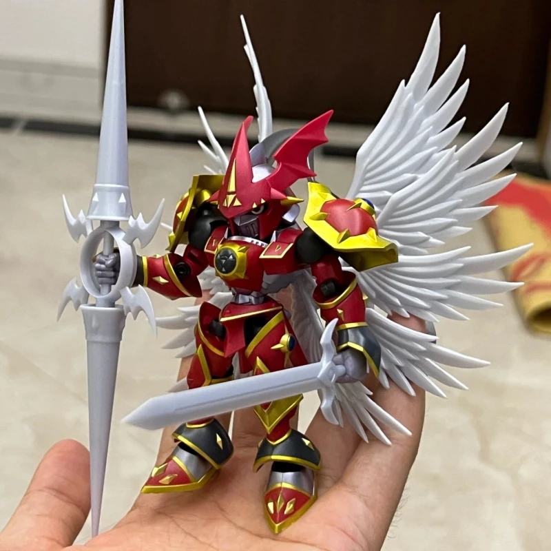 Original Bandai Nx Edge Style Dukemon: Crimson Mode Beelzebumon: Blast Mode Mobile Doll Toys Gifts Collection Model