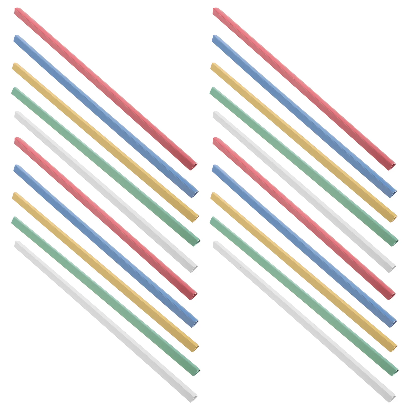 

25Pcs Sliding Binding Bars Report Covers File Folder Clips for A4 Paper Document Organization Office School Use