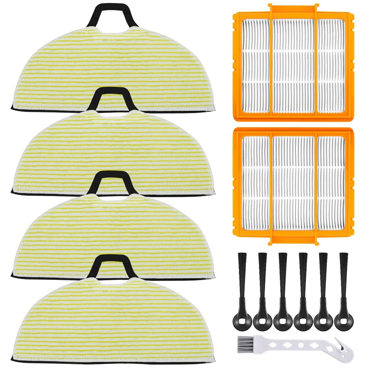 Replacement Parts for Shark RV2610WA AV2610WA RV2620WA RV2610WD RV2410WD RV2620WD Mop Brush Filter Kit