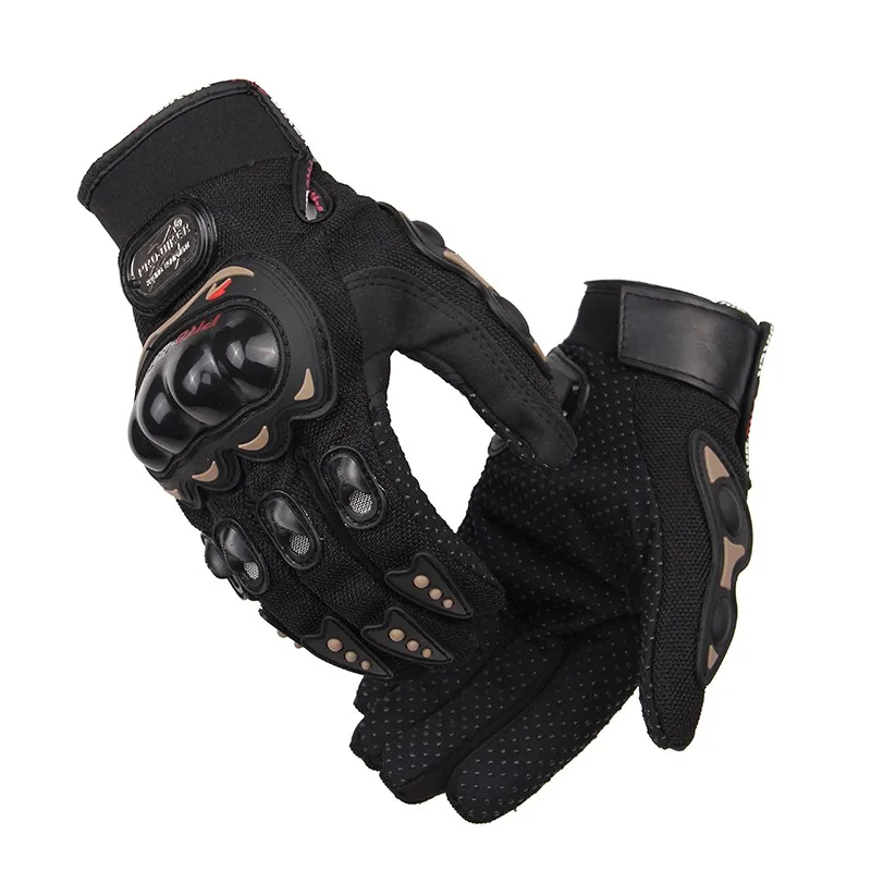 Motorcycle Gloves Wearable Moto Motocross Breath Touch Screen Racing Motorbike Bicycle Protective Gears Summer Blue Glove