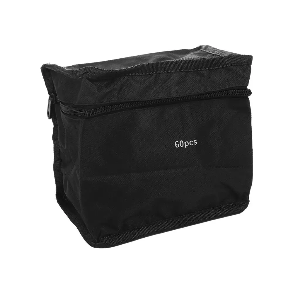 

Large Capacity Art Marker Pen Storage Bag Canvas Pencil Bag Marker Pen Organizer Black Zipper Marker Pen Contaioner Student