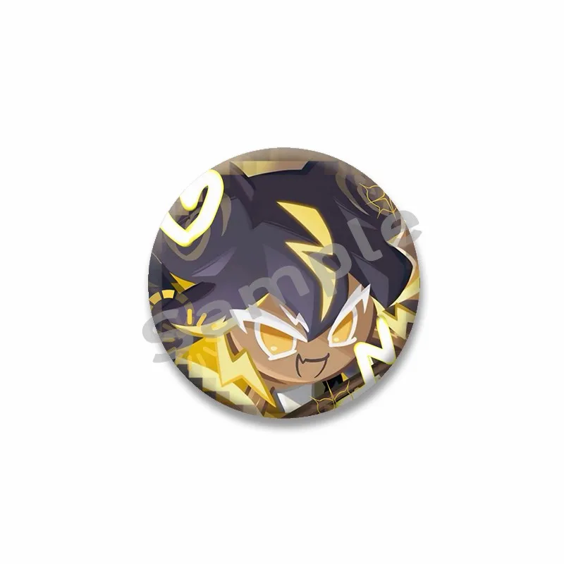 Game CRK Pancake Princess Cookie Button Badges Cartoon Figure Brooch on Backpack Clothes Hat Lapel Pins Jewelry Accessories Gift view 5