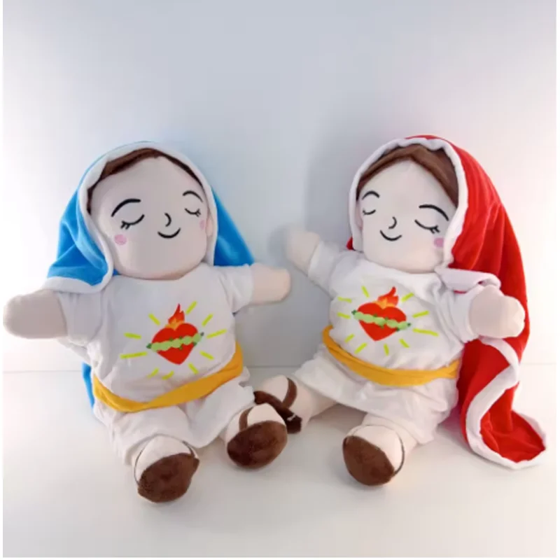 

New Soothing Breathing Yeah girl Plush Doll Ornaments Four-gear Adjustment Children Music Sleep Companion Christmas Toy Gifts