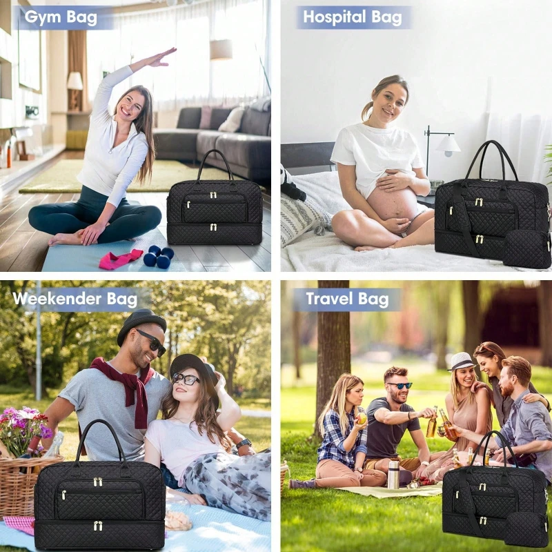 Weekender Bag Duffle - Large Travel Duffle Bag for Women