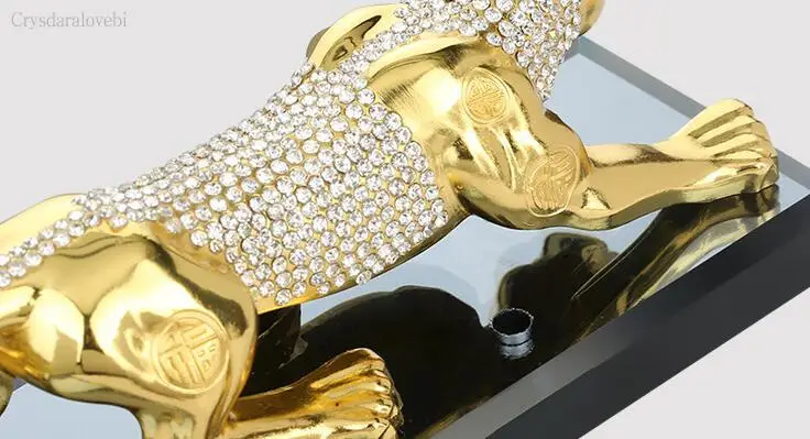 نموذج النمر التقليدي الديكور الثروة النجاح المعادن المنزل مكتب منضدية الحلي اكسسوارات السيارات