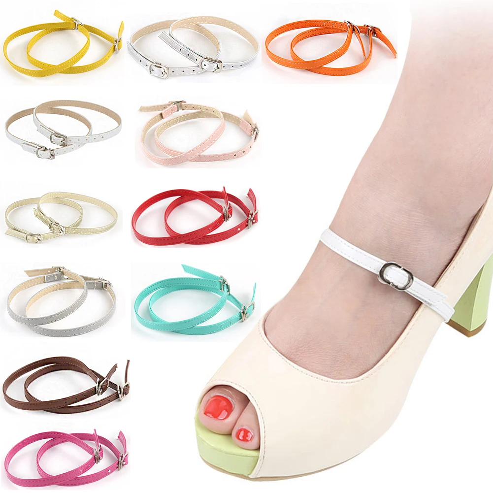 High-heeled Shoes Strap Shoe Decoration High-heeled Shoes Anti-drop Heel Strap Adjustable Non-slip Strap Sandals Toe Strap High