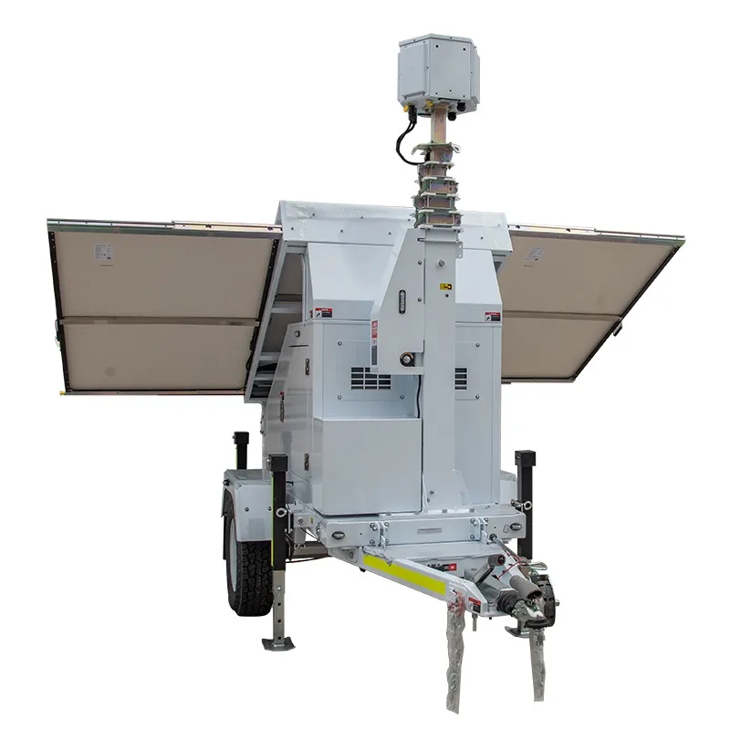 Chinese Brands Univ Solar Energy System Cctv Cam Era Surv Eillance Trailer