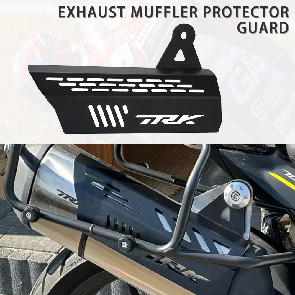 Motorcycle Accessories Exhaust Pipe Heat Shield Cover Muffler Protector Guard For Benelli TRK702X TRK702 X TRK 702 X 2022 - 2026