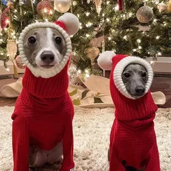 Winter Warm Pet Dog Hat Cute Knitting Headgear Christmas Costume For Small Medium Dogs French Bulldog Earmuffs Dog Cap