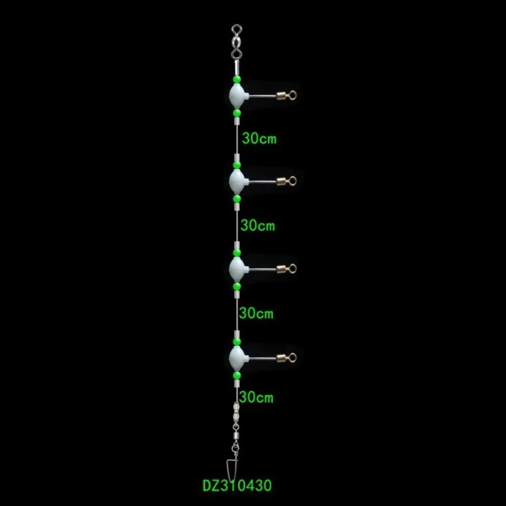 

3pcs Luminous Beads Fishing Tackle Set Long Casting Quick Change Sea Fishing Set Highly Sensitive Wreck Fishing Boat Fishing