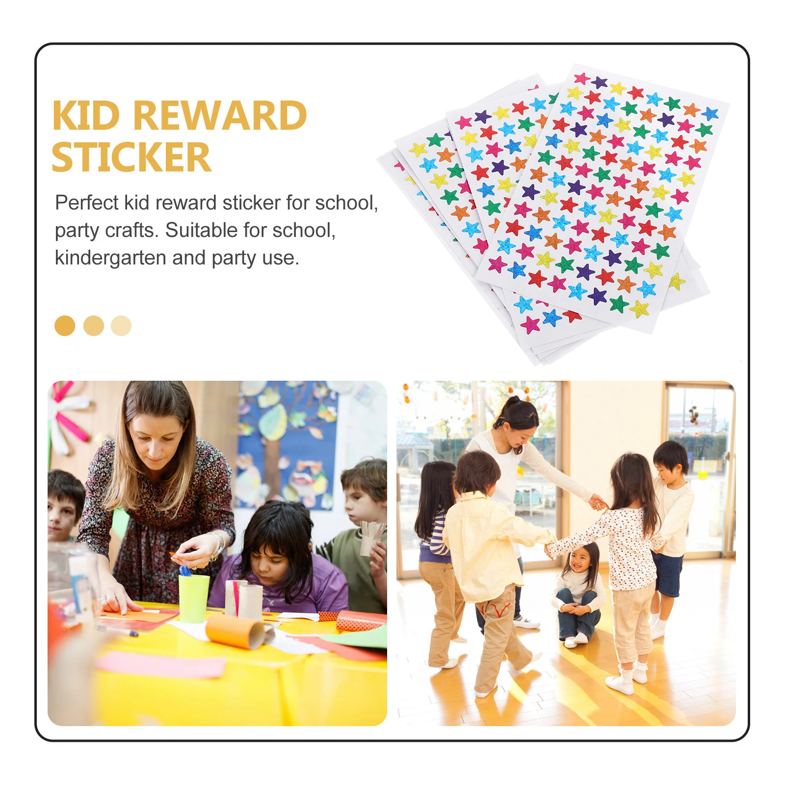 

960pcs Star Stickers Multicolor Self Adhesive Kids Crafts Christmas Valentine DIY School Supplies Children Stickers