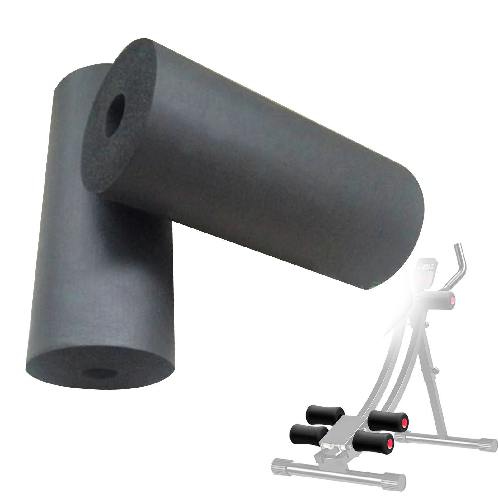 2PCS Foam Foot Pads For Leg Curl Machines Sponge Covers For Weight Training And Inversion Tables For 20-22mm Pipes
