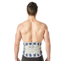 Disc Herniation Lumbar Back Support Belt Orthopedic Waist Support Brace with Removable Double Pull Strap Pads And Steel Splints