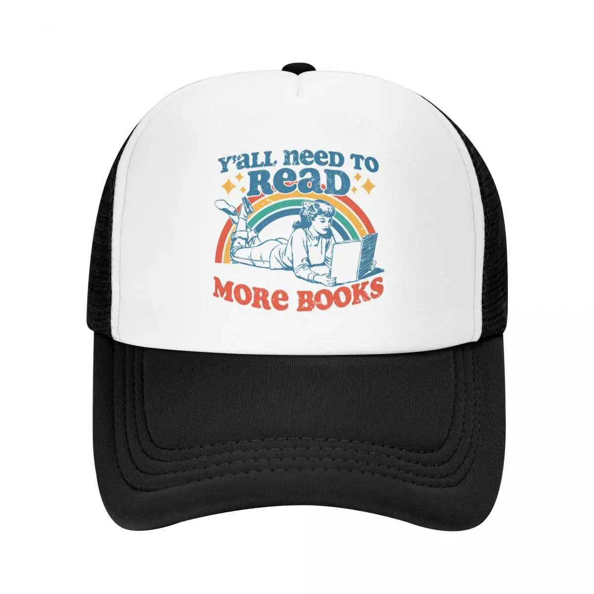 Y'all Need To Read More Books Hat for Women Fashion Hats Male's Funny Adjustable Y2K Summer Dad Gift