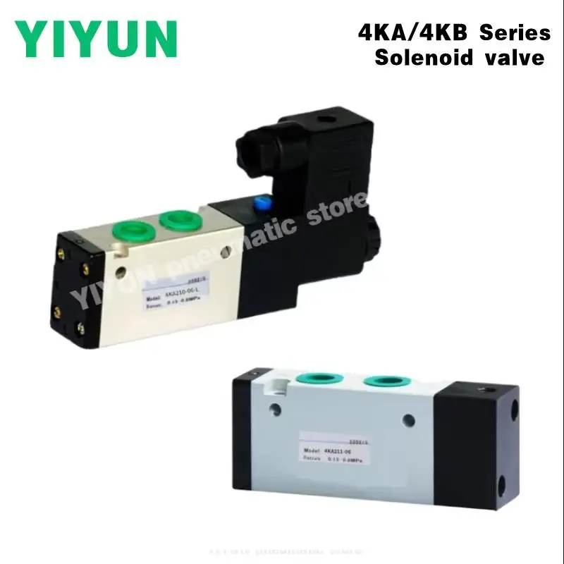 

4KA210,219,220,229,230,239,240,249,250,259,310,319,320,329,330,340,350,410,420,430-06,08,10-L Электромагнитный клапан YIYUN серии 4KA