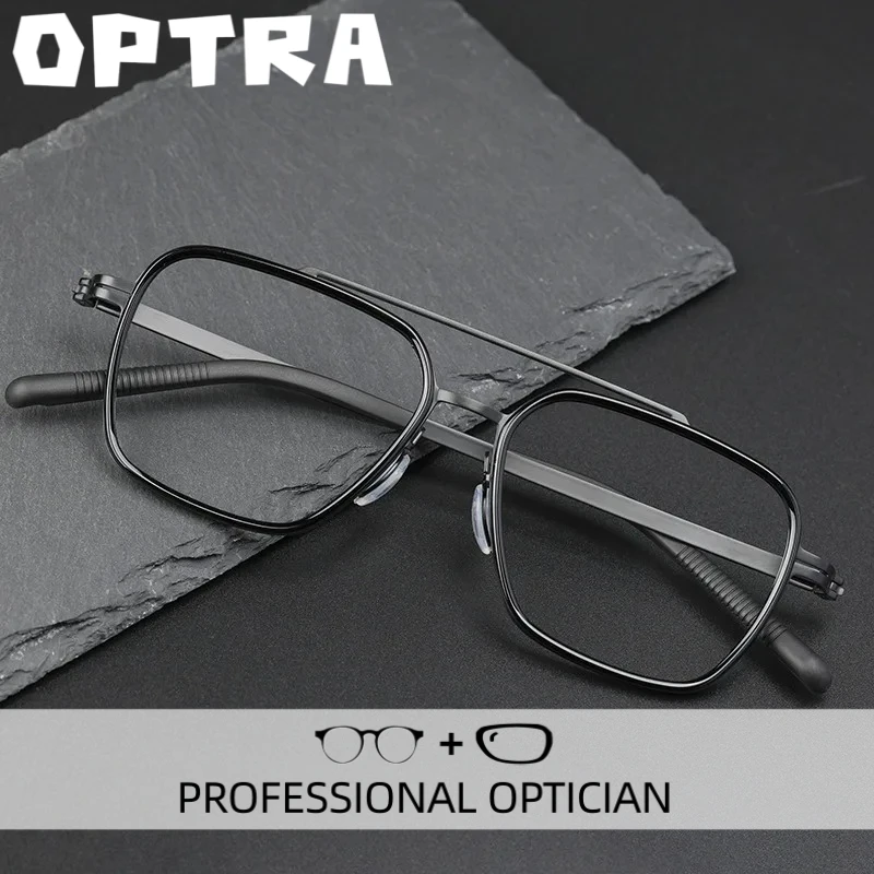 

OPTRA Ultralight Everyday Wear Reading Glasses Men High Quality Anti Blue Light Eyeglasses Custom Prescription Optical Eyewear
