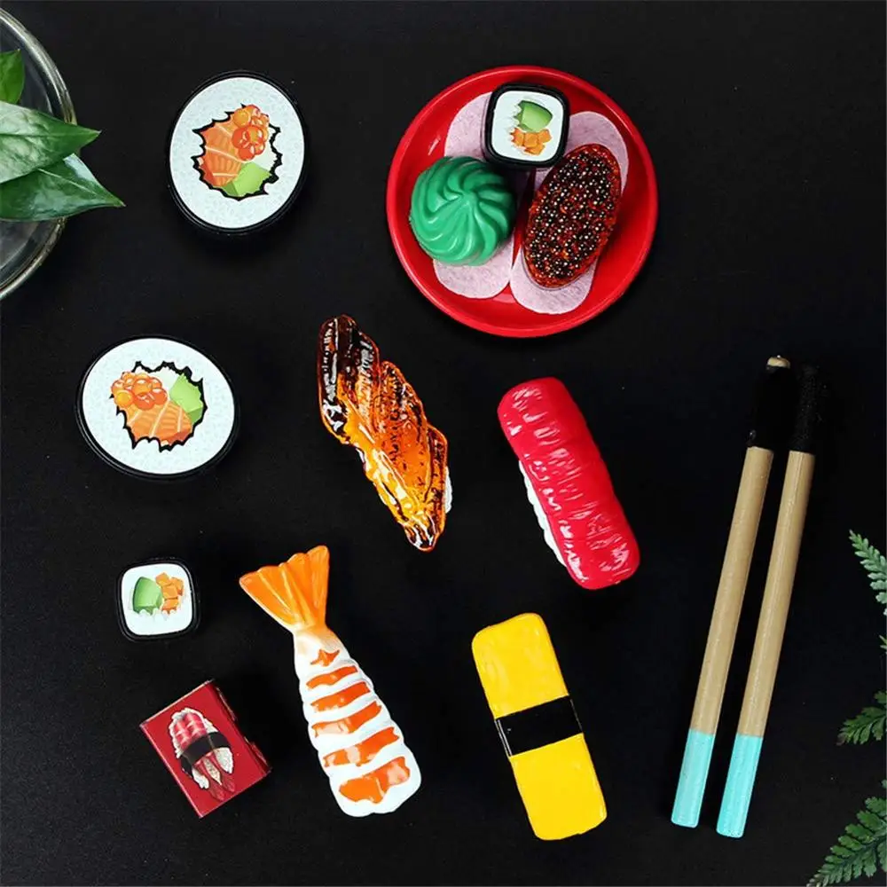 Caja Bento de Sushi japonesa, juego de simulación de comida, juego de corte para niños, juego de rol de cocina