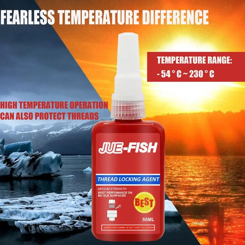 Thread Locker Red 243 Oil Tolerant Red Screw Glue Screw Lock Anaerobic Adhesive Thread Locking Agent Threadlocker Loctite