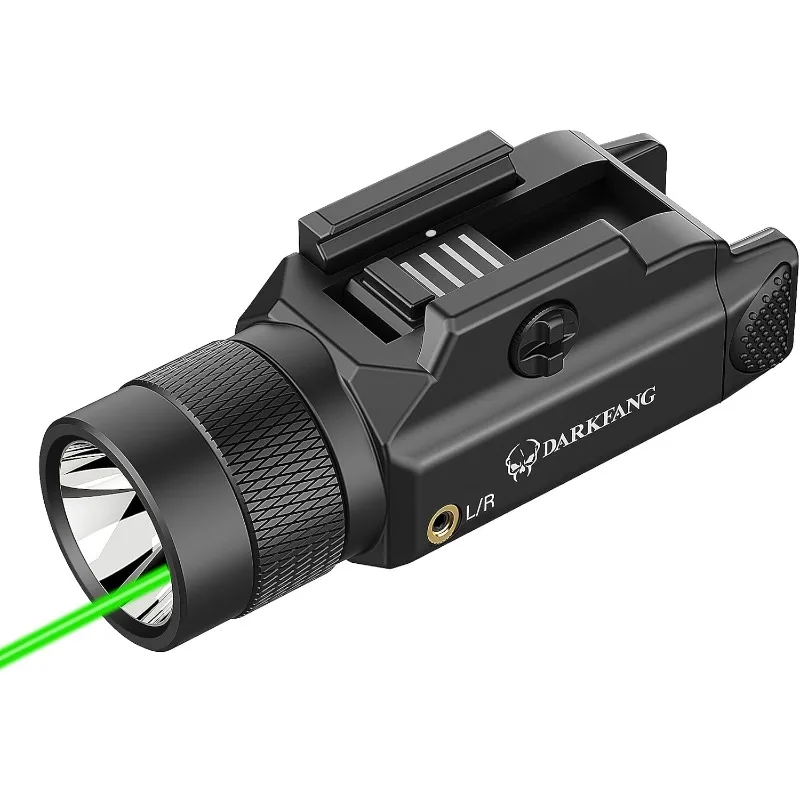 

DARKFANG Tactical Flashlight and Green Laser Light Combo 1500 Lumen for Shotgun/Pistol Light