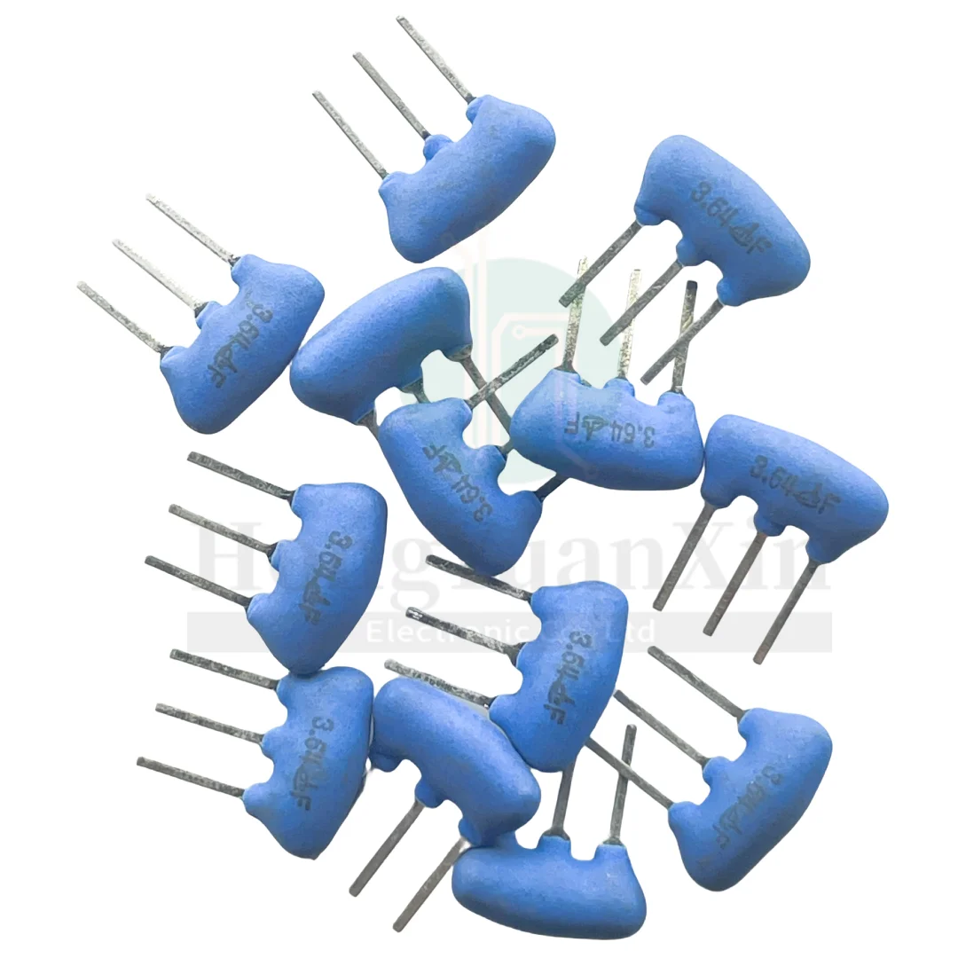 50PCS/new ceramic crystal oscillator ZTT3.64M ceramic crystal resonator in-line tripod 3.64MHZ 3P