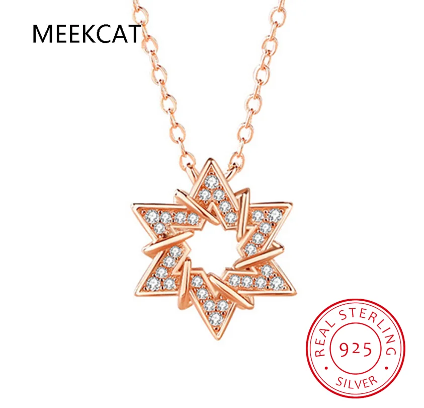 Collare Magen Star Of David 925 Sterling Silver Pendant Israel Chain Necklace Women Judaica Jewish Vintage Fine Jewelry