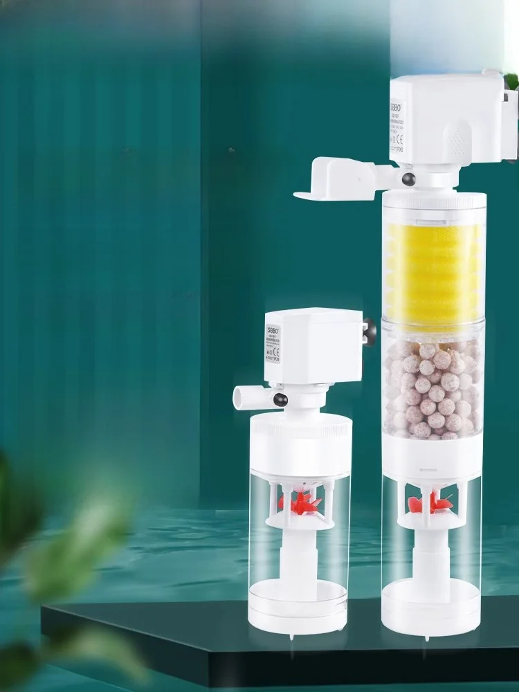 silent-low-water-level-fish-tank-filter-system-integrated-oxygenator-aquarium-pet-equipment-small-size-noise-reduction