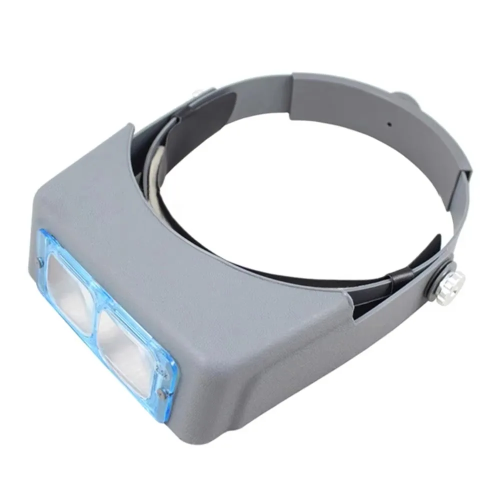 1.5X 2X 2.5X 3.5X Professional Headband Magnifier with 4 Lenses for Watch Repair, Jewelry Making, and Electronics