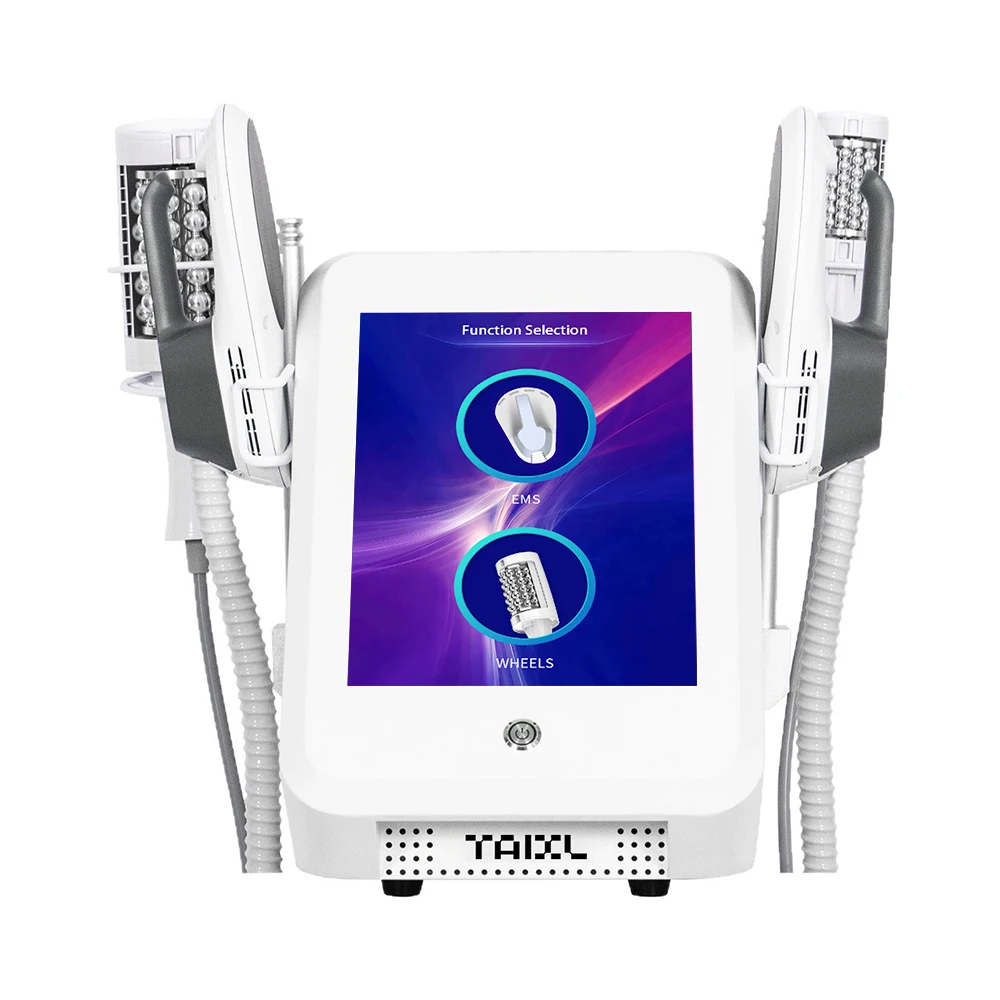 15 Tesla EMS Body Contouring Machine With Micro Roller Massage Deep Fat Dissolving Muscle Building Slimming Equipment