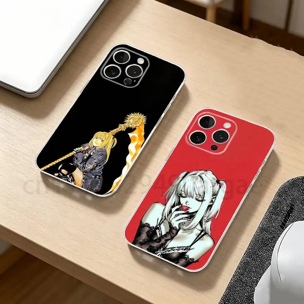 

Misa D-Death N-Note Cross Phone Case For iPhone17,16,15,14,13,12,11,XR,Pro,Max,Plus,mini,Shockproof Bumper Cover