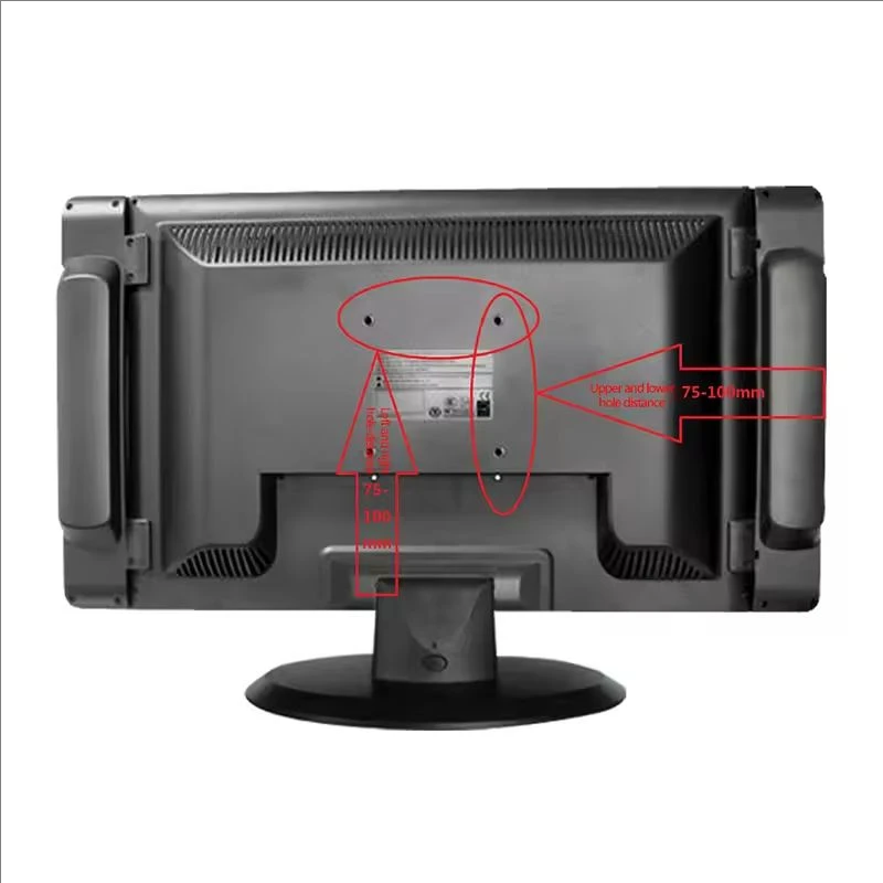 Suporte para TV de parede, monitor LCD LED, tela plana para PC, VESA 75, 100, 12-24" image 3
