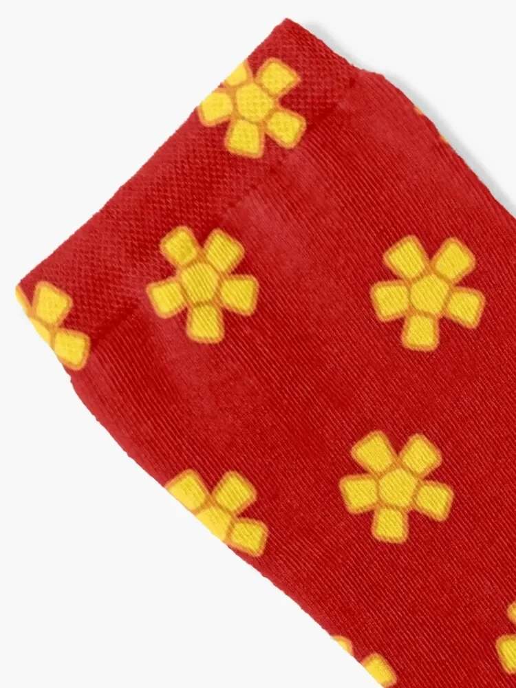 Sunshine on Red Earth Socks christmas gift golf Designer Man Socks Women's