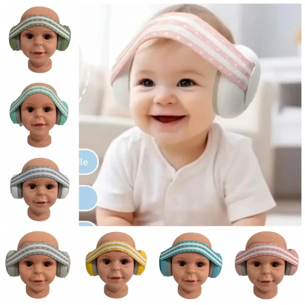 2 in 1 Noise-Reducing Earmuffs Lightweight Portable Noise Cancelling Muffler Noise-proof Durable Baby Ear Muffs
