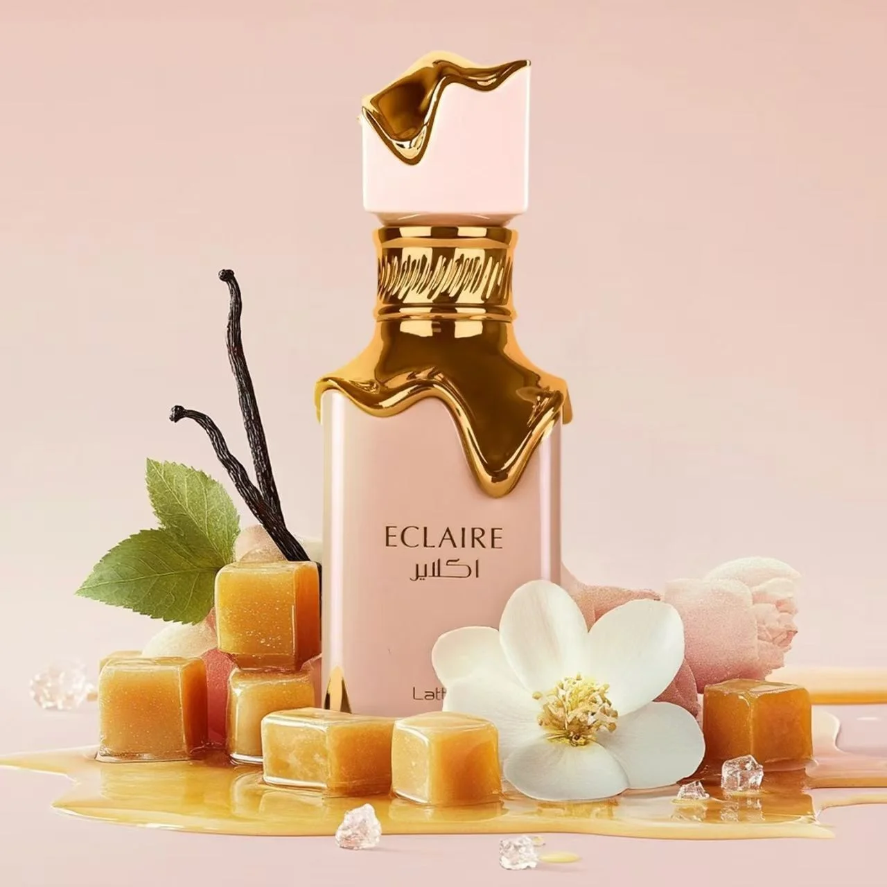 

Gold Drip Design Unisex Perfume Long Lasting Sweet Oriental Scent Luxury Fragrance Spray for Men Women Elegant Statement Bottle