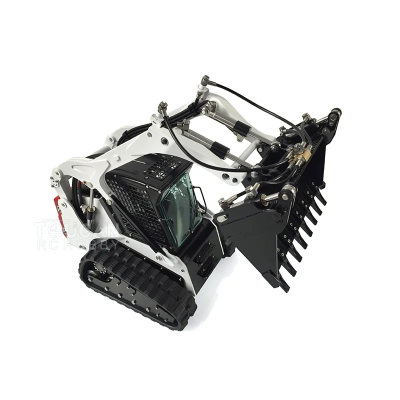 LESU 1/14 メタル RC 油圧ローダー Aoue-LT5 追跡スキッドステアすぐに実行できる内蔵ライト建設モデル THZH1208-SMT7